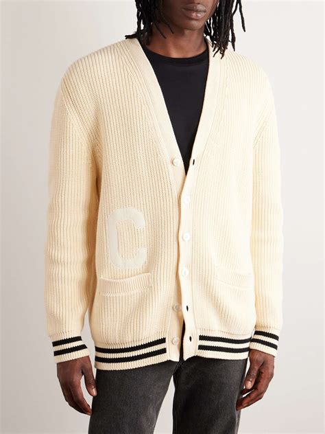 celine logo cardigan|Celine brown leather jacket.